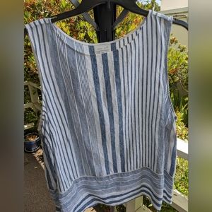 Linen Sleeveless Top
